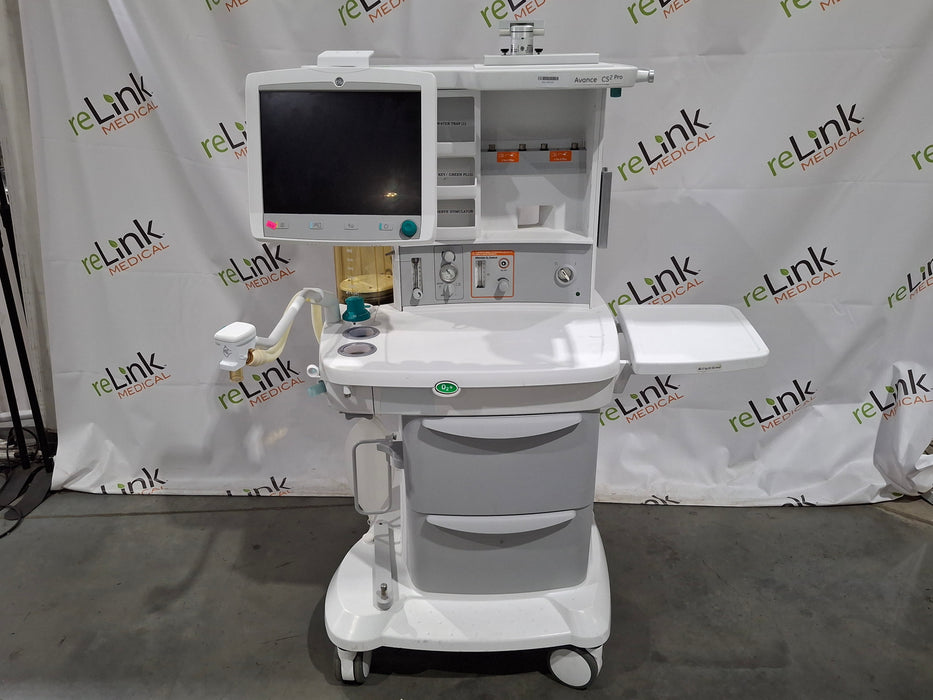 GE Healthcare Avance CS2 Anesthesia System
