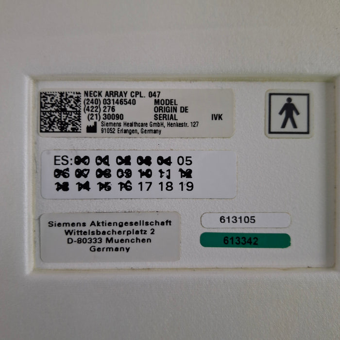 Siemens 03146540 CP Neck Array
