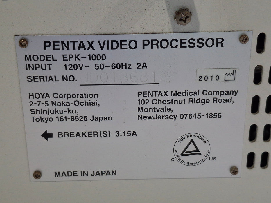 Pentax Medical EPK-1000 Video Processor