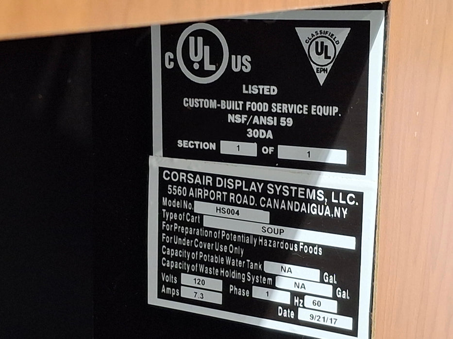 Vollrath Corsair HS004 Soup Cart