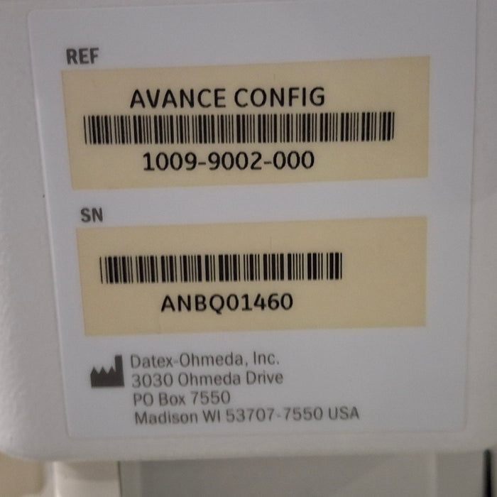 GE Healthcare S/5 Avance Anesthesia System