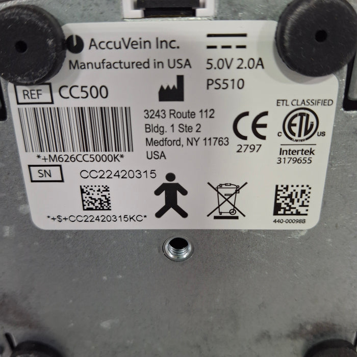 AccuVein CC500 Charging Cradle