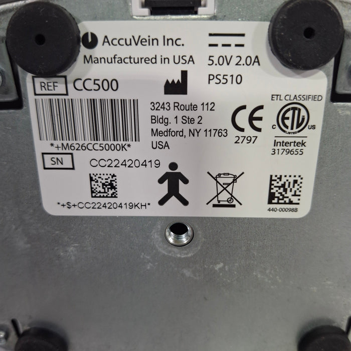 AccuVein CC500 Charging Cradle