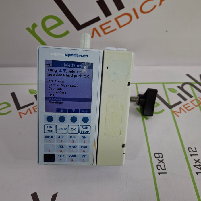 Baxter Sigma Spectrum 6.02.07 with B/G Battery Infusion Pump