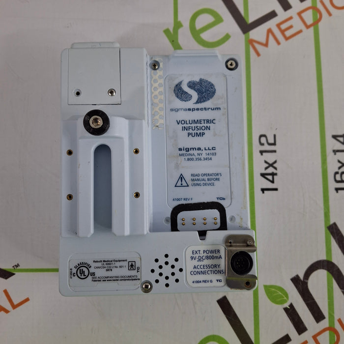 Baxter Sigma Spectrum w/Non Wireless or No Battery Infusion Pump