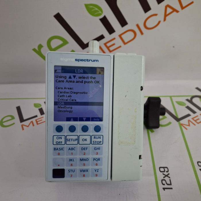 Baxter Sigma Spectrum 6.02.07 with B/G Battery Infusion Pump