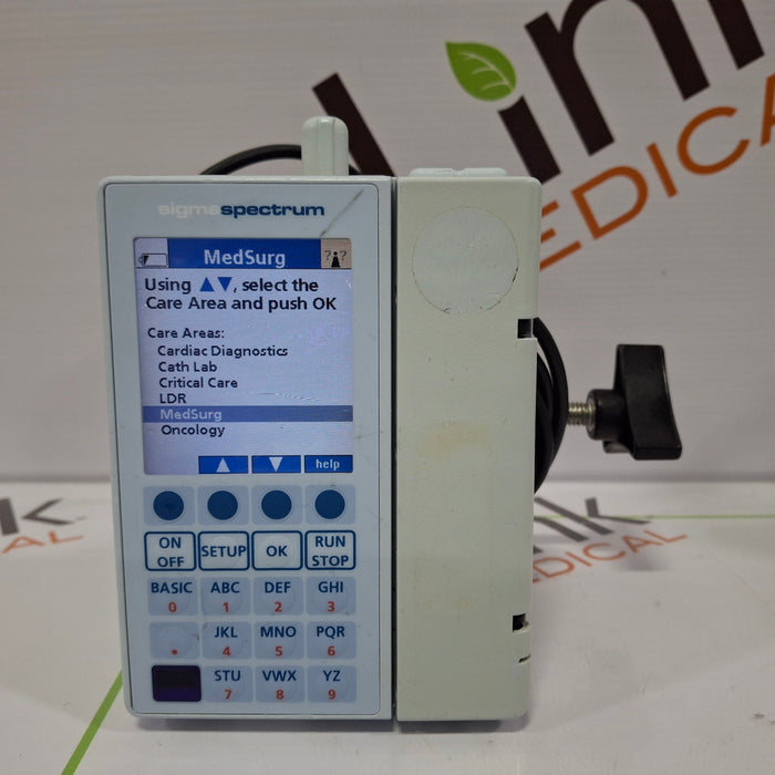 Baxter Sigma Spectrum 6.02.07 with B/G Battery Infusion Pump