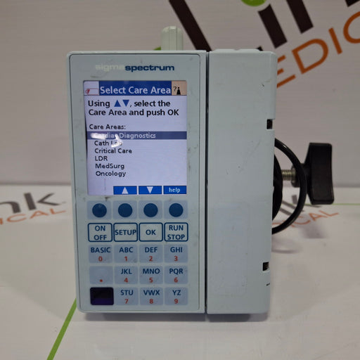Baxter Baxter Sigma Spectrum 6.02.07 with B/G Battery Infusion Pump Infusion Pump reLink Online