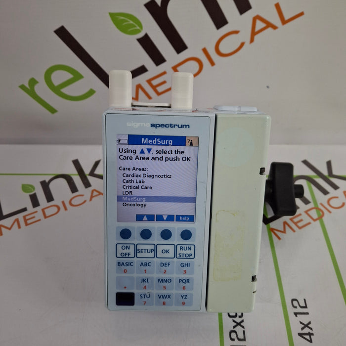 Baxter Sigma Spectrum 6.02.07 with A/B/G/N Battery Infusion Pump