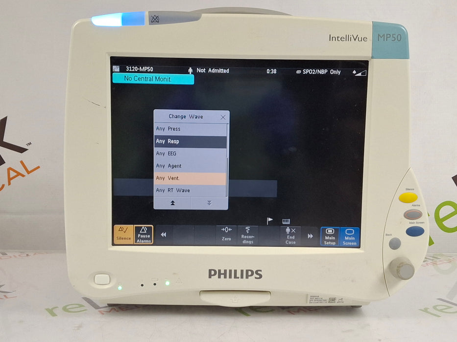 Philips IntelliVue MP50 Patient Monitor
