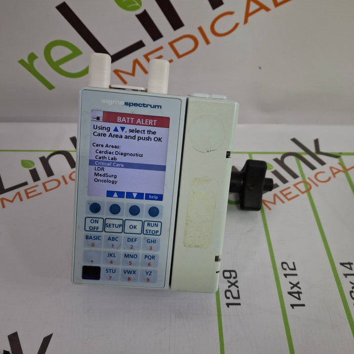 Baxter Sigma Spectrum 6.02.07 with A/B/G/N Battery Infusion Pump