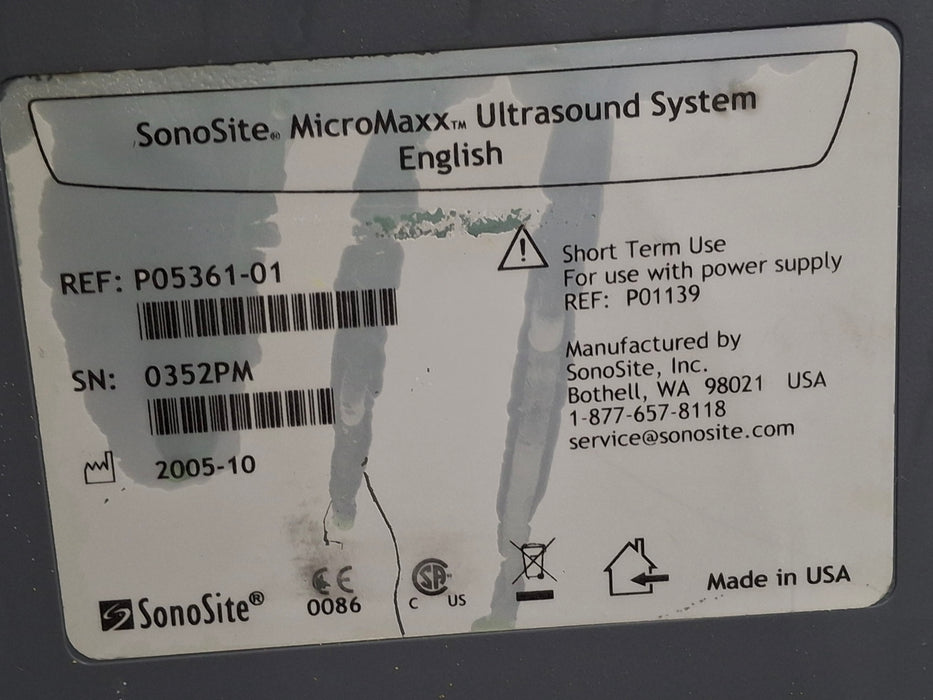 Sonosite Sonosite Micromaxx Portable Ultrasound Ultrasound reLink Online