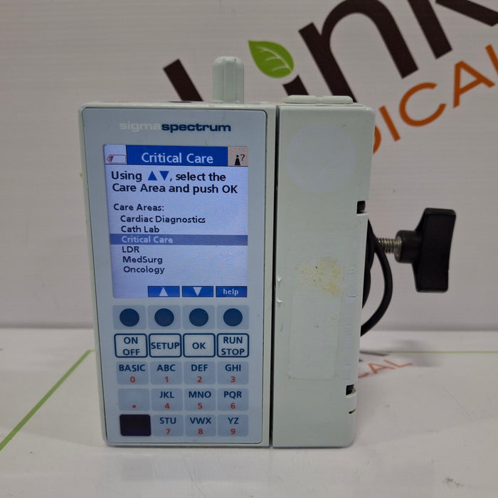 Baxter Sigma Spectrum 6.02.07 with B/G Battery Infusion Pump
