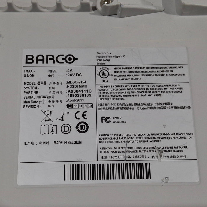 Barco MDSC-2124 Monitor