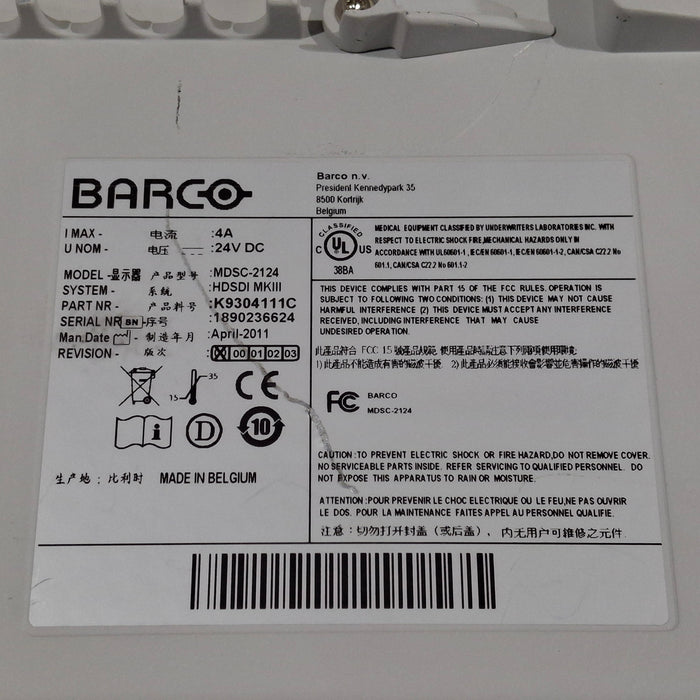 Barco MDSC-2124 Monitor
