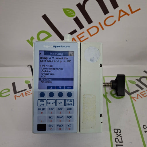 Baxter Baxter Sigma Spectrum 6.02.07 with B/G Battery Infusion Pump Infusion Pump reLink Online
