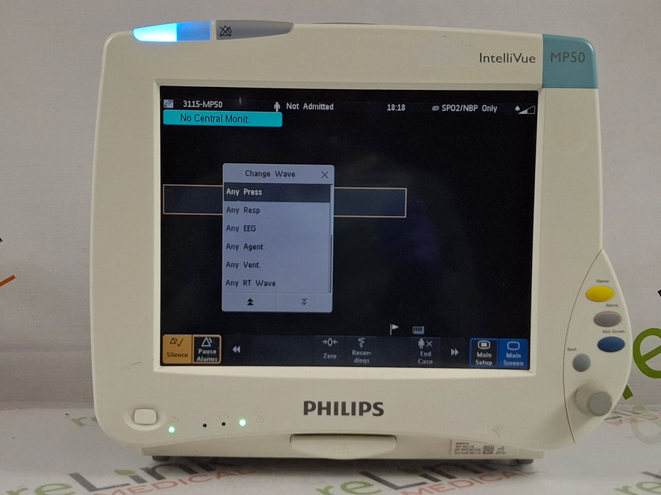 Philips IntelliVue MP50 Patient Monitor
