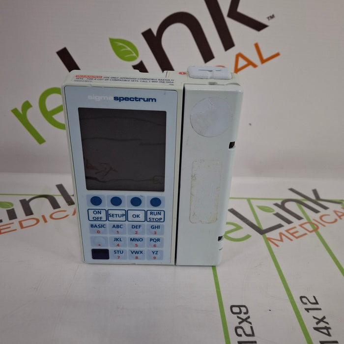 Baxter Sigma Spectrum w/Non Wireless or No Battery Infusion Pump