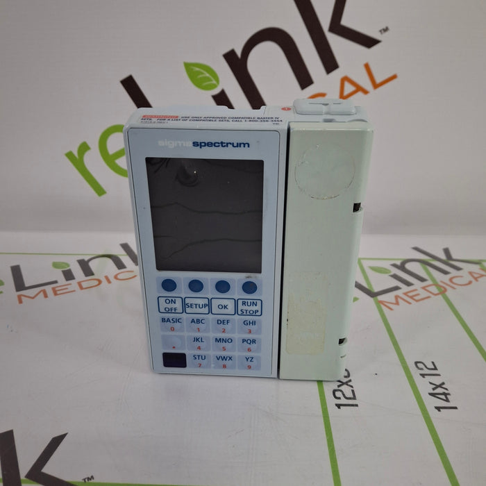 Baxter Sigma Spectrum w/Non Wireless or No Battery Infusion Pump