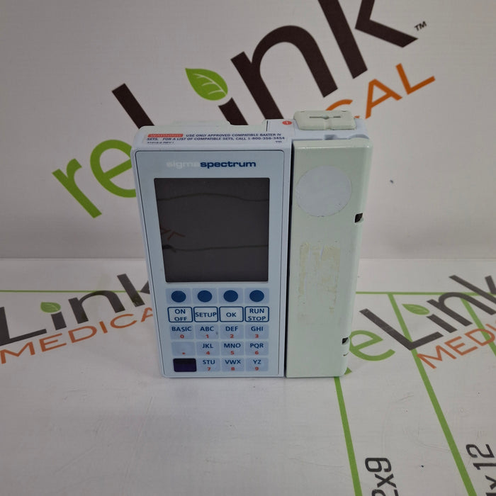 Baxter Sigma Spectrum w/Non Wireless or No Battery Infusion Pump