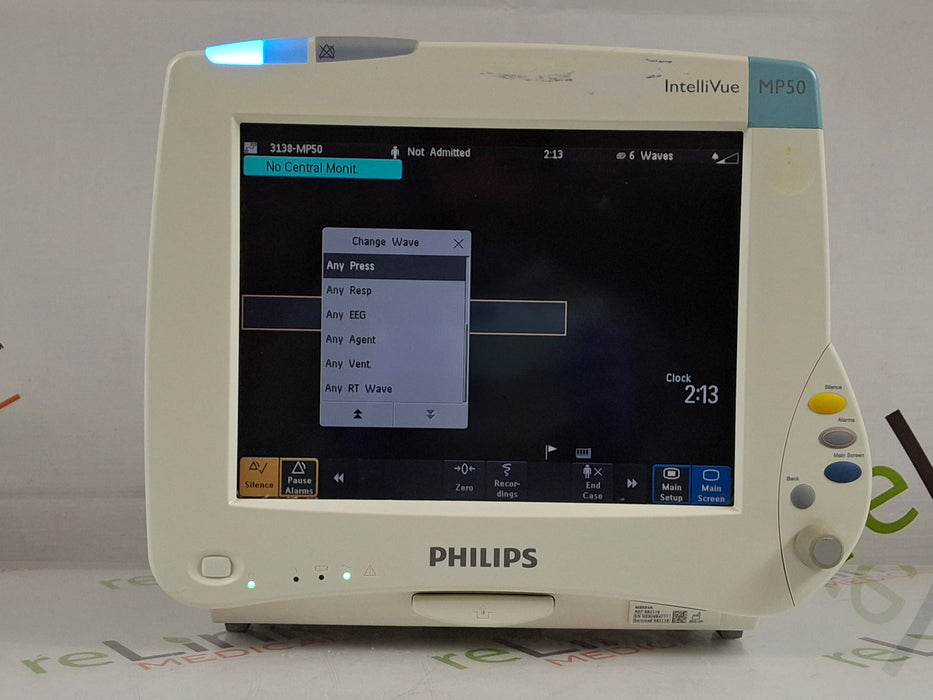 Philips IntelliVue MP50 Patient Monitor