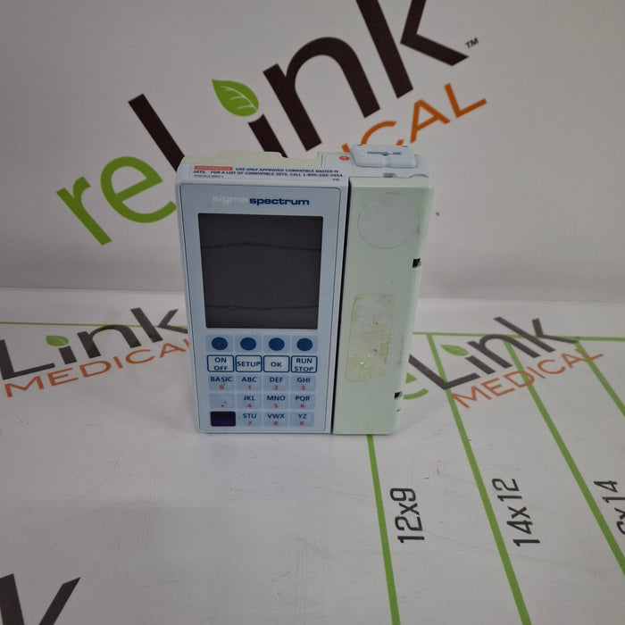 Baxter Sigma Spectrum w/Non Wireless or No Battery Infusion Pump
