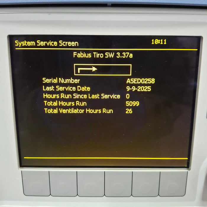 Draeger Medical Fabius Tiro Anesthesia Machine