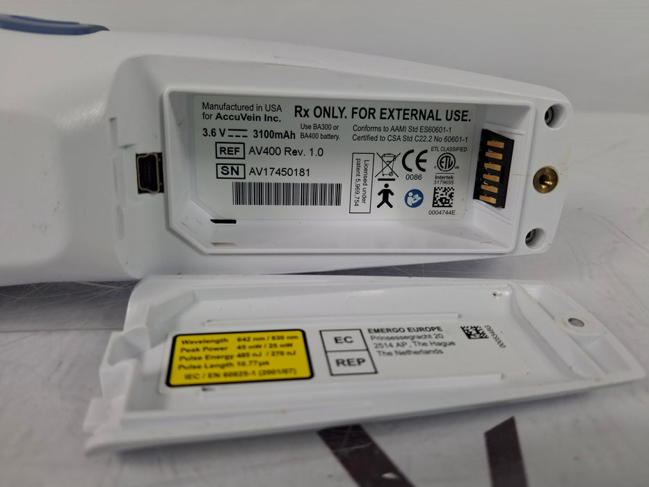 AccuVein AV400 UV Light Vein Finder