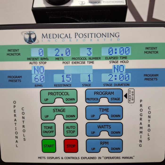 Medical Positioning, Inc. 1505 StressEcho Ergometer