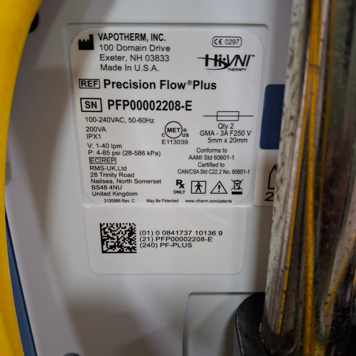 Vapotherm Precision Flow Plus Meter Humidifier