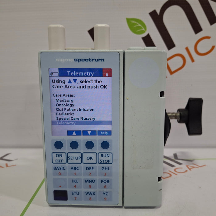 Baxter Sigma Spectrum 6.02.07 with A/B/G/N Battery Infusion Pump