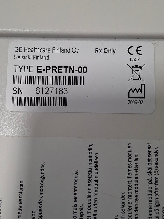 GE Healthcare E-PRETN-00 Multiparameter Module