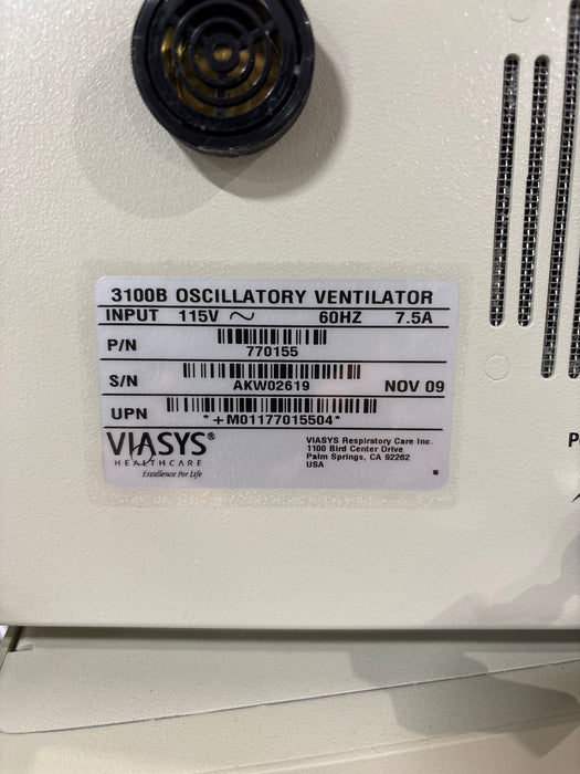CareFusion CareFusion SensorMedics 3100B Ventilator Respiratory reLink Online