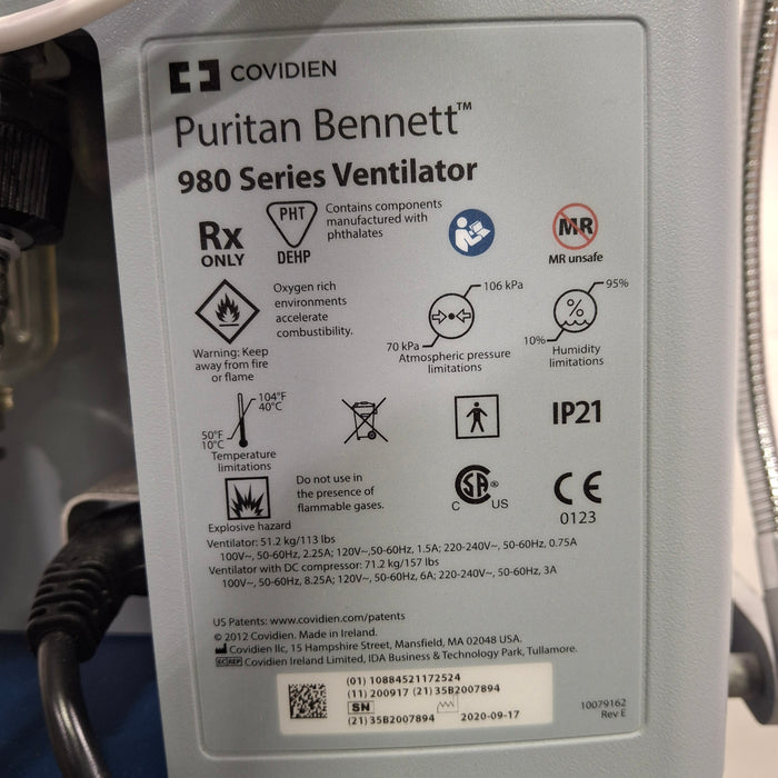 Puritan Bennett 980 Ventilator