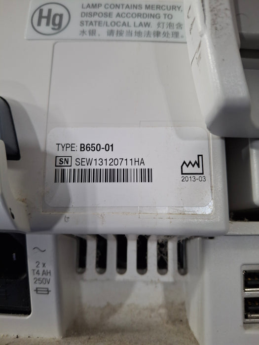 GE Healthcare Carescape B650 Critical Care Patient Monitor