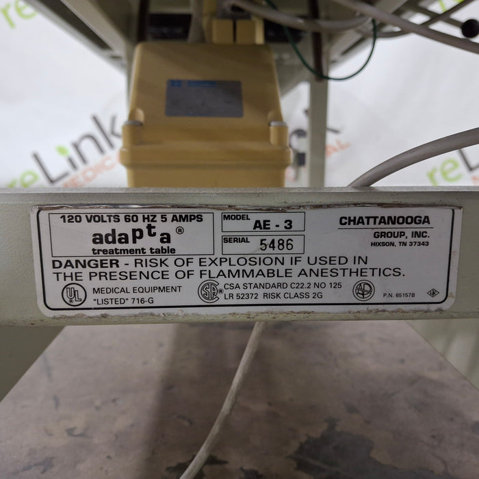 Chattanooga Group AE Adapta Treatment Table