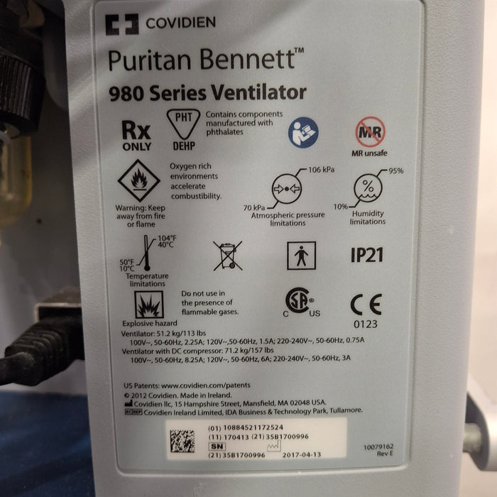 Puritan Bennett 980 Ventilator