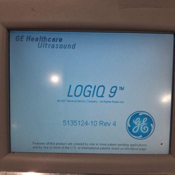GE Healthcare Logiq 9 Ultrasound