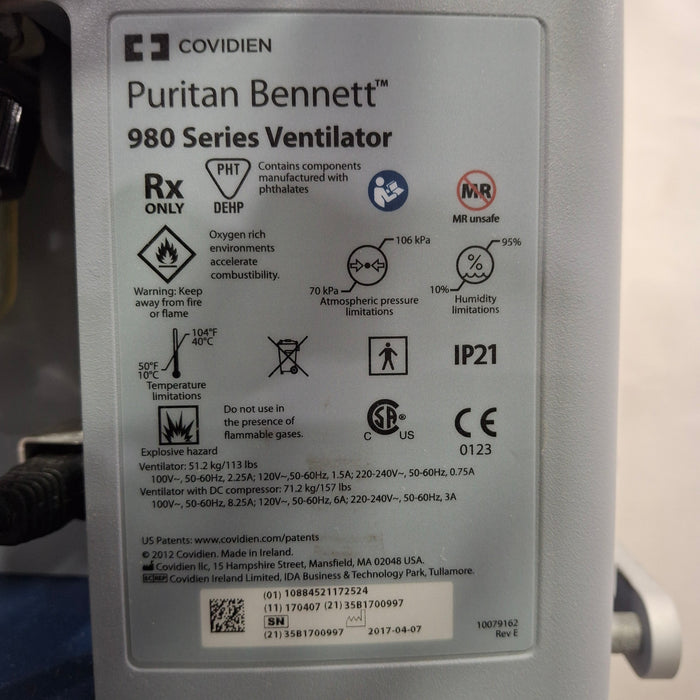 Puritan Bennett 980 Ventilator