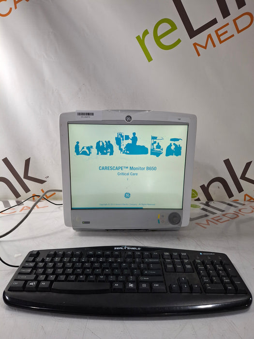GE Healthcare GE Healthcare Carescape B650 Critical Care Patient Monitor Patient Monitors reLink Online