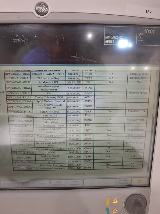 GE Healthcare Carescape B650 Critical Care Patient Monitor