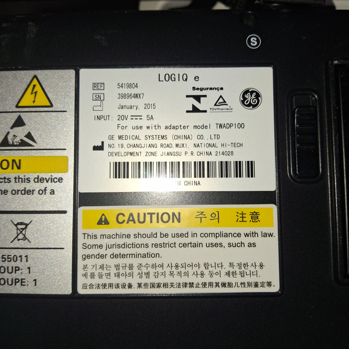 GE Healthcare Logiq e Ultrasound