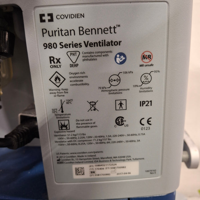 Puritan Bennett 980 Ventilator
