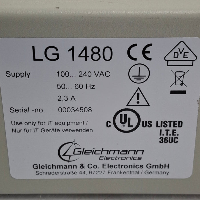 Gleichmann Electronics Gleichmann Electronics LG 1480 Battery Charger Patient Monitors reLink Online