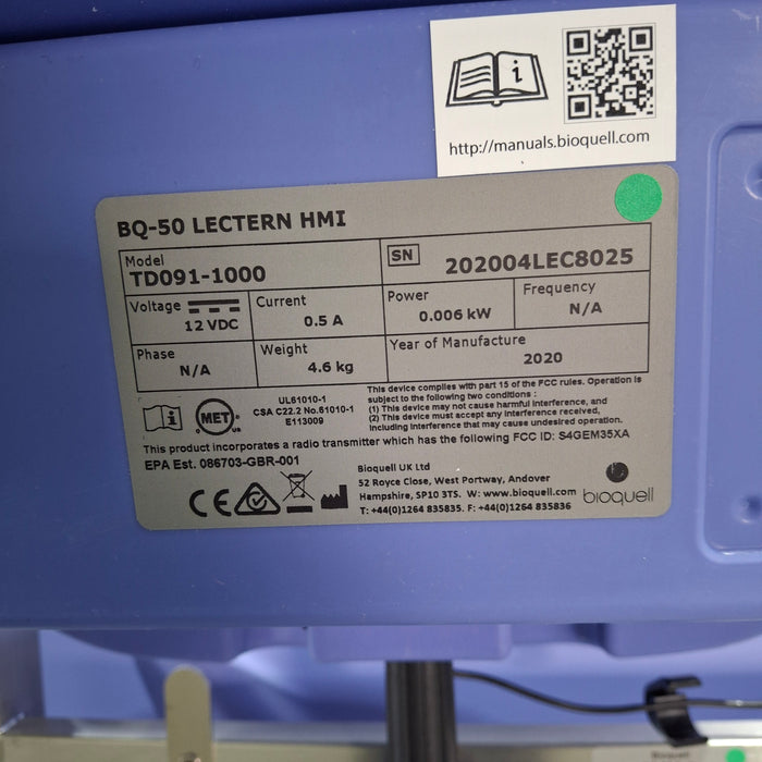 Bioquell BQ-50 Hydrogen Peroxide Vapor Generator
