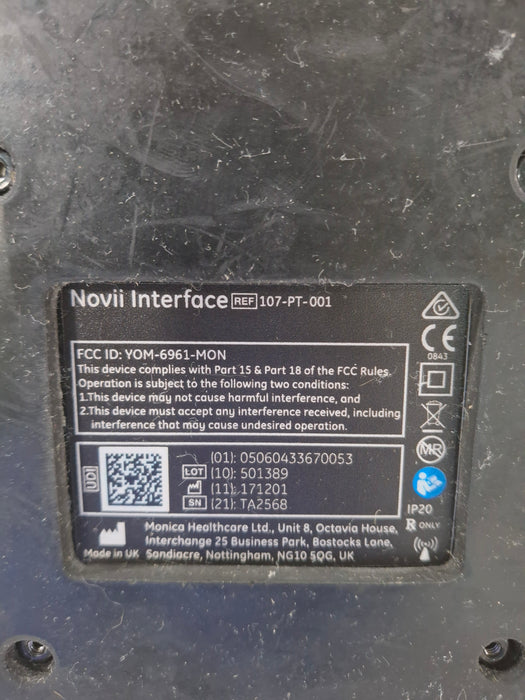 Monica Healthcare Limited 107-PT-001 Fetal Monitor