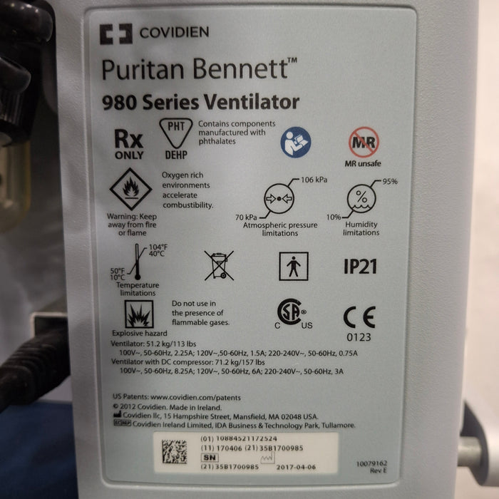 Puritan Bennett 980 Ventilator