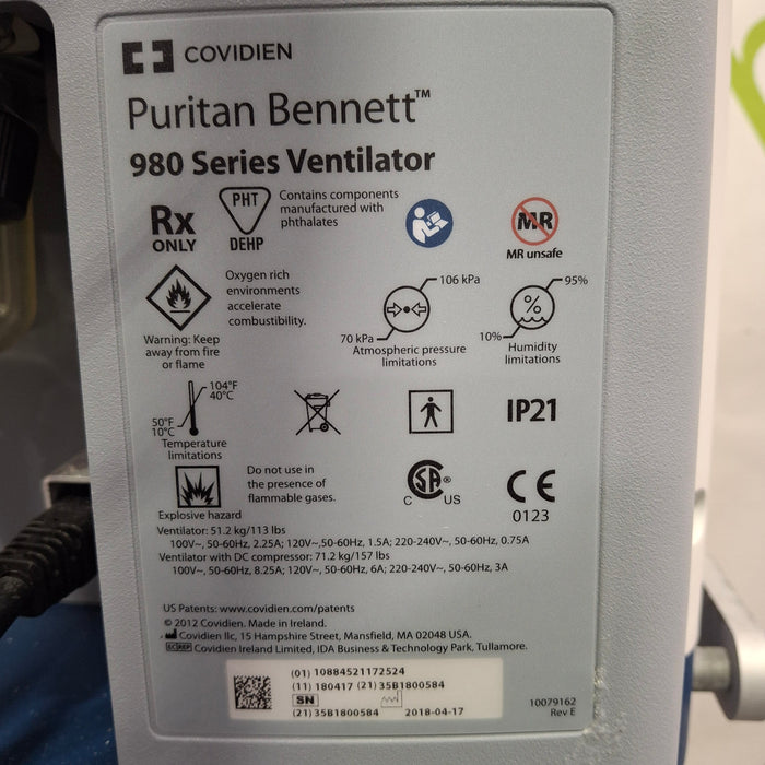 Puritan Bennett 980 Ventilator