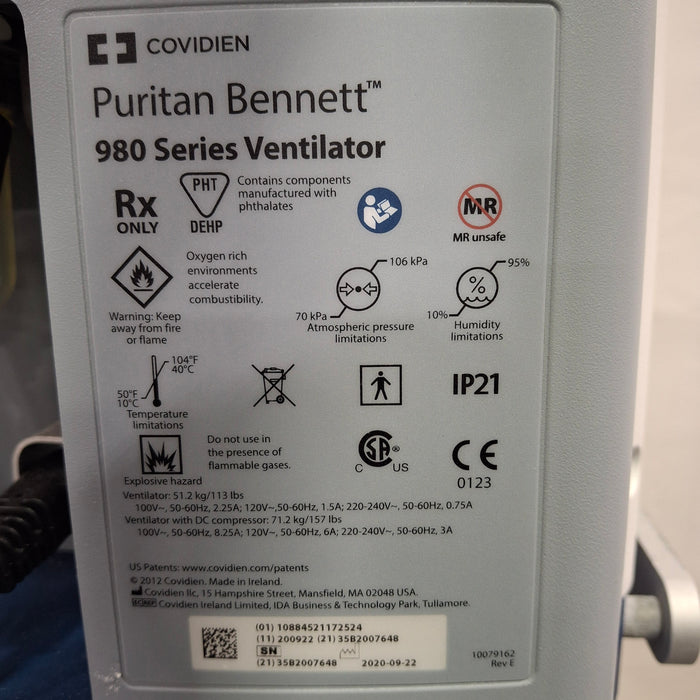 Puritan Bennett 980 Ventilator