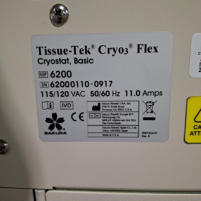 SAKURA Tissue-Tek Cryo3 Flex Cryostat